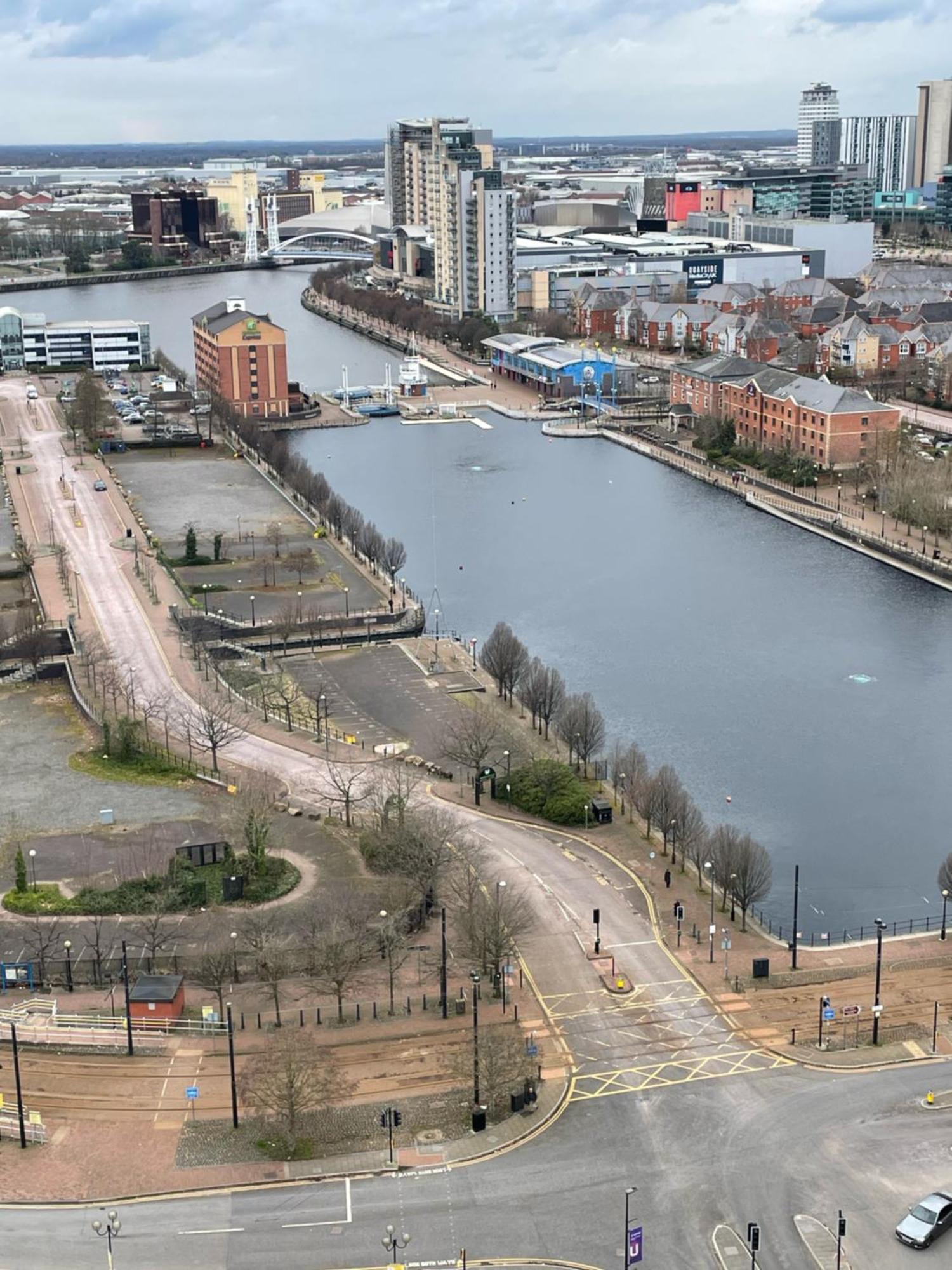 Apartment Quayside Penthouse 2 Bedroom Ensuite Near Media & United Manchester
